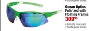 Ocean Optics Polarized with Floating Frames