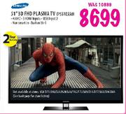Samsung 3D FHD Plasma TV (PS51E550)-51"