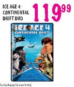 Ice Age 4:Continental Drift DVD