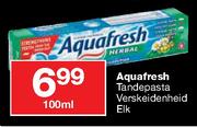 Aquafresh Tandepasta Verskeidenheid-100ml Elk