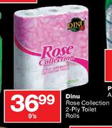 Dinu Rose Collection 2-Ply Toilet Rolls-9's