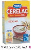 Nestle Cerelac Reg 1-500g Each