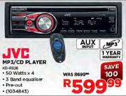 JVC MP3/CD Player-KD-R326
