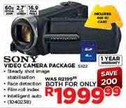 Sony Video Camera Package-SX22