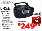 byD:sign Portable CD Radio