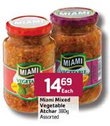 Miami Mixed Vegetable Atchar-380gm Each