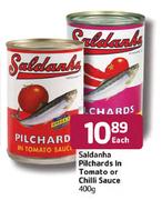 Saldanha Pilchards in Tomato or Chilli Sauce-400gm Each