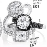 Cubic Zirconia Rings-Each