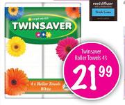 Twinsaver Roller Towels-4's