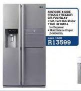 LG Side X Side Fridge Freezer (GR-P207BLXV)-506L