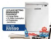 Aeg 12 Place Setting Dishwasher (F55020WOP)