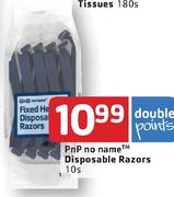 Pnp No Name Disposable-Razors-10's