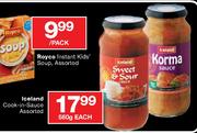 Iceland Cook-In-Sauce Assorted-560g Each