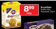 Snowflake Muffin Mix Assorted-500g Each
