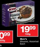 Moir's Mousse Assorted-150g Each