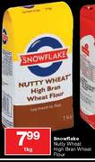 Snowflake Nutty Wheat High Bran Wheat Flour-1Kg