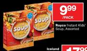 Royco Instant Kids' Soup Assorted-Per Pack