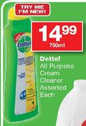 Dettol All Purpose Cream Cleaner-750ml