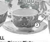 Churchhill Grey Willow Tea Cup And Saucer-Each