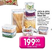 Lock & Lock 16 Piece Food Saver Set