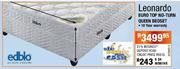 Edblo Leonardo Euro Top No-Turn Queen Bedset