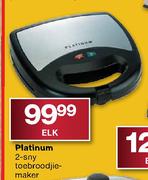 Platinum 2-Sny Toebroodjie-Maker Elk