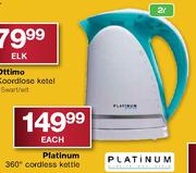 Platinum 360 Degree Kettle-2L Each