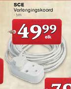 SCE Verlengingskoord - 5m Elk