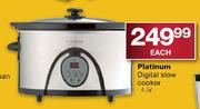 Platinum Digital Slow Cooker-4.5L Each