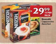 Nescafe Cappuccino Assorted-10 Per Pack