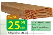 Pine PAR-1.8mX22mmX69mm