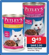 Petley's Cat Food Assorted-385g Each