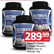 Nature's Choice Ultimate Recovery Matrix Lime or Naartjie-1kg Each