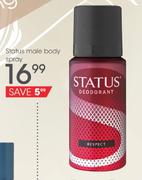 Status Male Body Spray