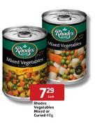 Rhodes Vegetables Mixed Or Curried-410g Each