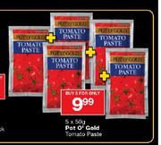 Pot O'Gold Tomato Paste-5x50g