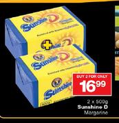 Sunshine D Margarine-2x500g