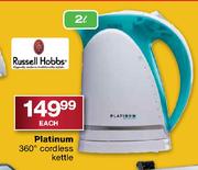 Platinum 360 Degree Cordless Kettle-2L