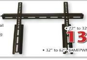 Ellies Flat Screen Wall Mount Bracket-32" to 52"