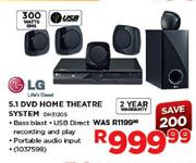 LG 5.1 DVD Home Theatre System (DH3120S)