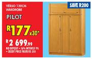 Pilot Verso 120cm Wardrobe