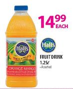 Hall's Fruit Drink-1.25Ltr
