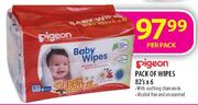 Pigeon Pack of Wipes-82's x 6