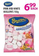 Beacon Pink & White Mallows - 150g Each