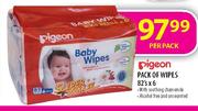 Pigeon Pack Of Wipes-82's x 6 Per Pack