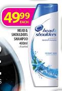 Head & Shoulders Shampoo - 400ml Each