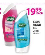 Radox Shower Gel - 250ml Each