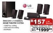 LG DH6220S 5.1 Channel Home Theatre System
