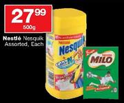 Nestle Nesquik Assorted-500gm Each