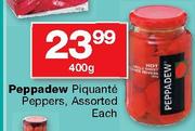 Peppadew Piquante Peppers Assorted-400g Each